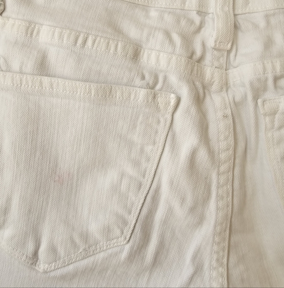 Letters to Juliet Sicily Raw Frayed Hem High Waist  Wide Leg - Picture 8 of 11